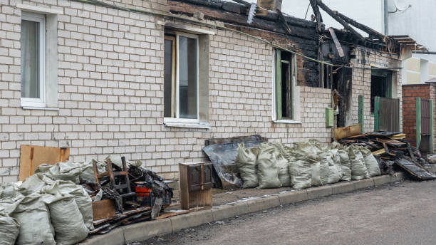 Professional Soot Cleanup technician working in Frederick, PA